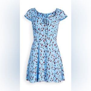 BB Dakota Blue Floral Dress / Size 8 / NWT